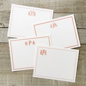 monogram flat notes