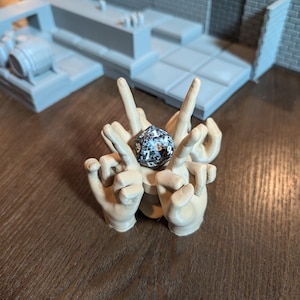 Middle Finger Dice Jail: 3D Printed Funny D&D Punishment