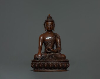 毘盧遮那仏像 | 本物の手彫りの仏像 | 伝統的な酸化仕上げの