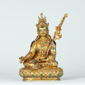 Buddhist Master Guru Rinpoche Statue I Lotus Born I Precious Guru