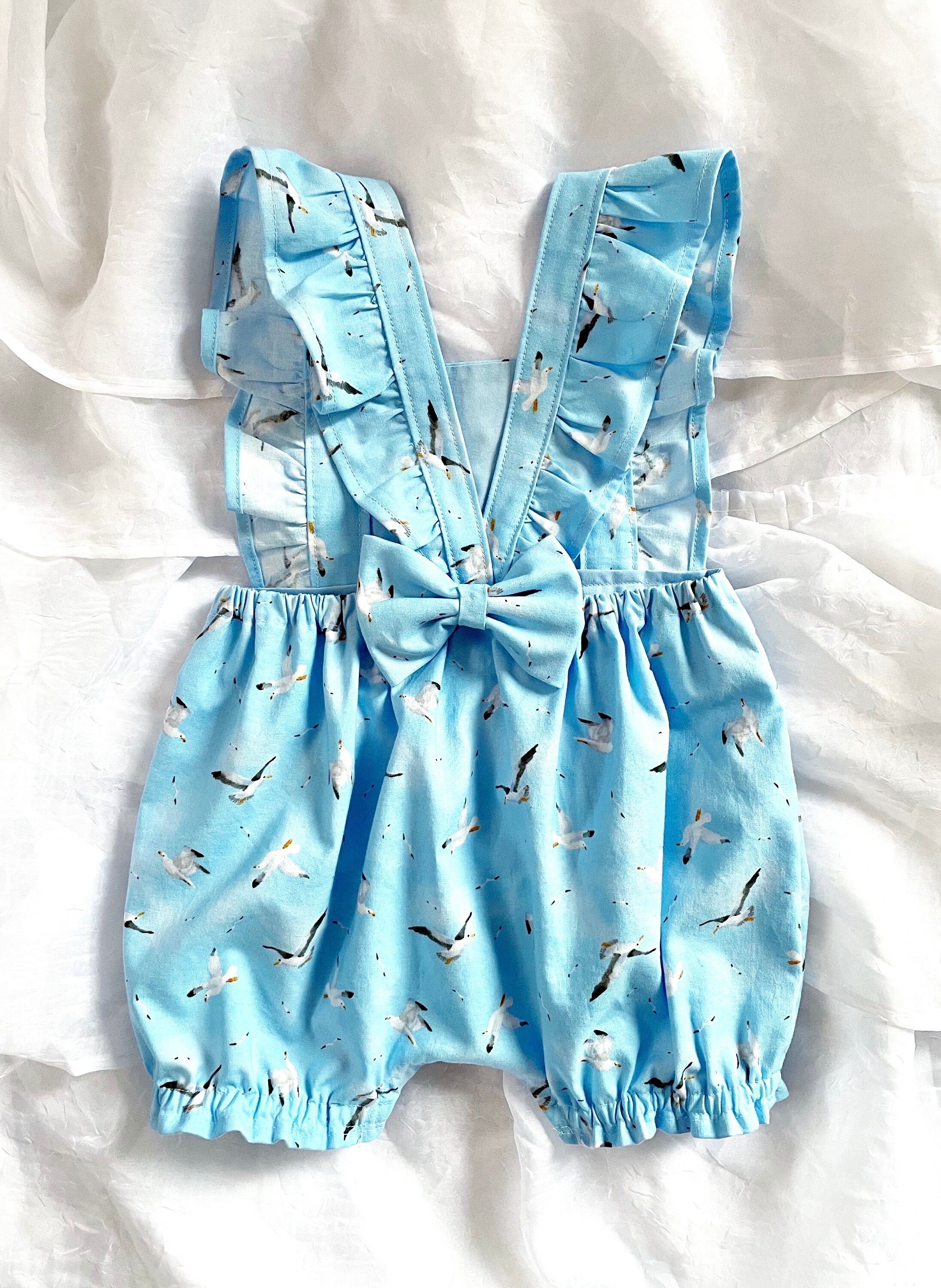 Baby blue romper dress discount