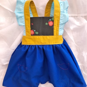Anna Romper, Frozen Romper, Disney Princess Romper