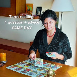 Lectura de Tarot: 1 pregunta en profundidad + Consejos. MISMO DIA.