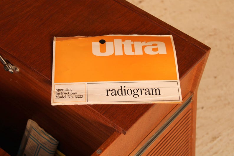 Mid Century 'ultra' Teak Radiogram, Circa 1960s - Etsy UK