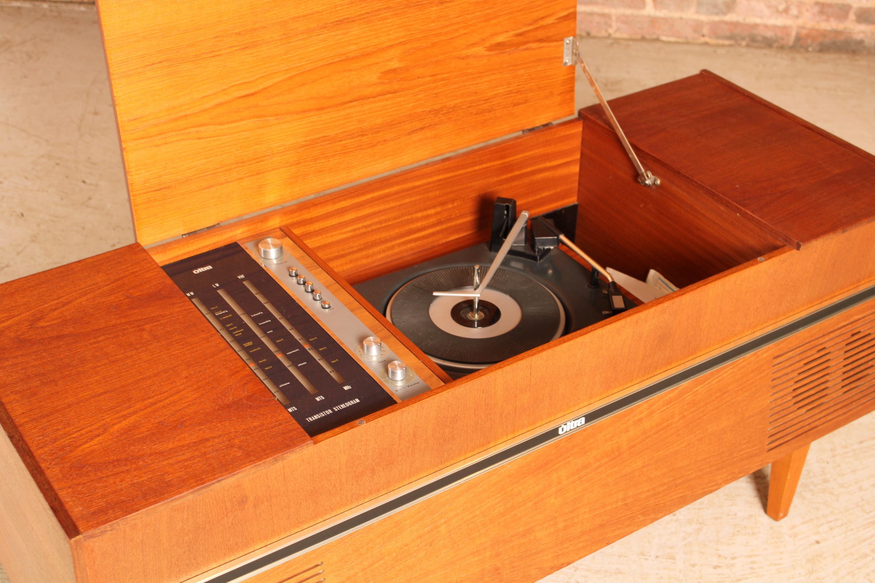 Mid Century 'ultra' Teak Radiogram, Circa 1960s - Etsy UK