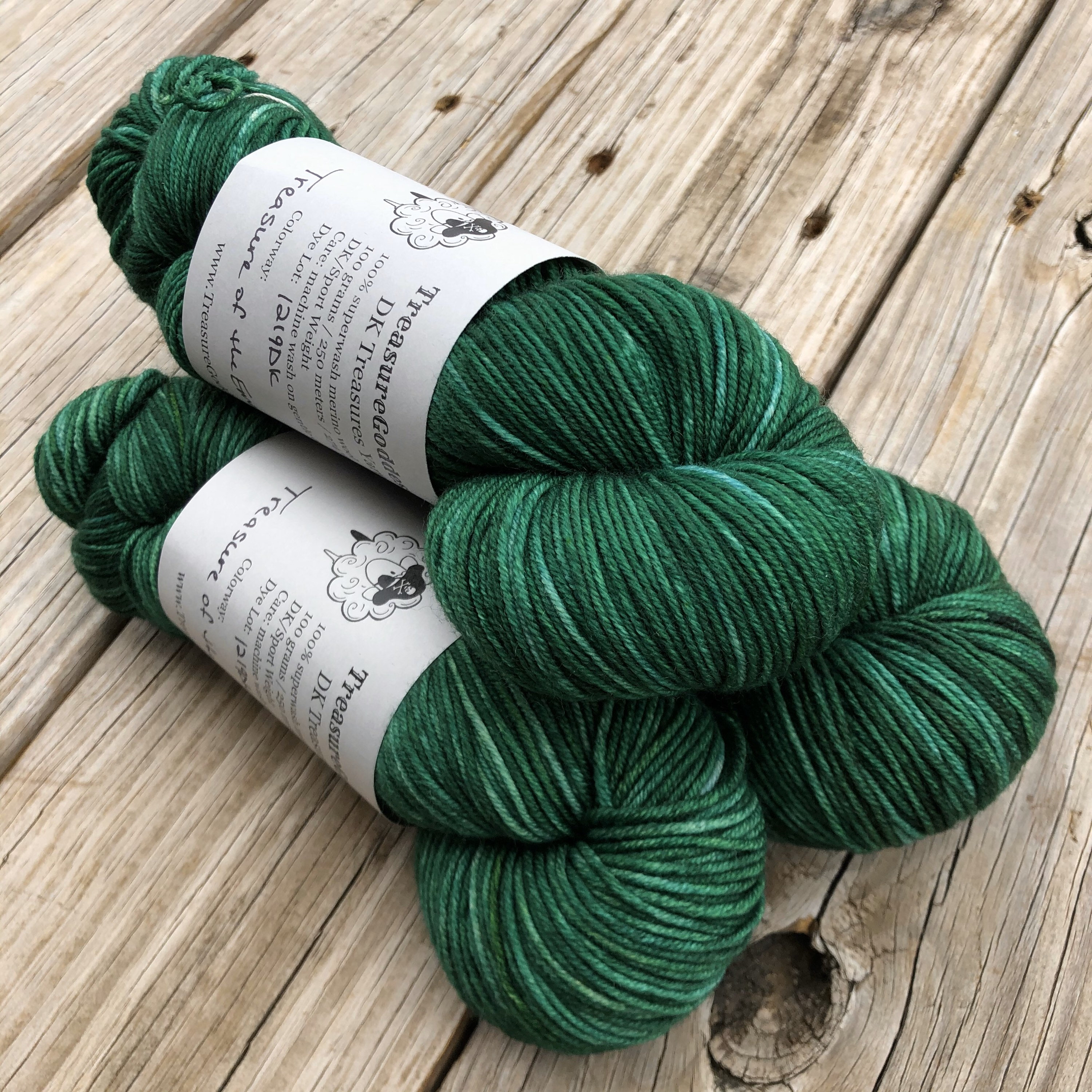 Emerald Green Hand Dyed DK Yarn Treasure of the Emerald Isle Etsy UK