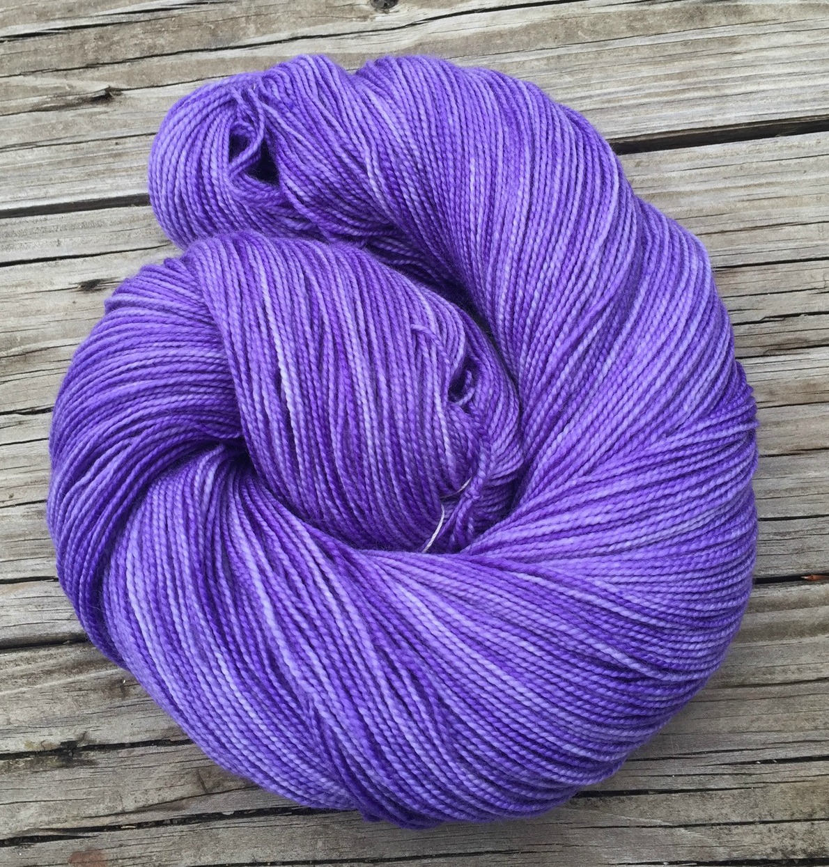 Avast Ye Wildcats Purple Hand Dyed Sock Weight Yarn Shawl