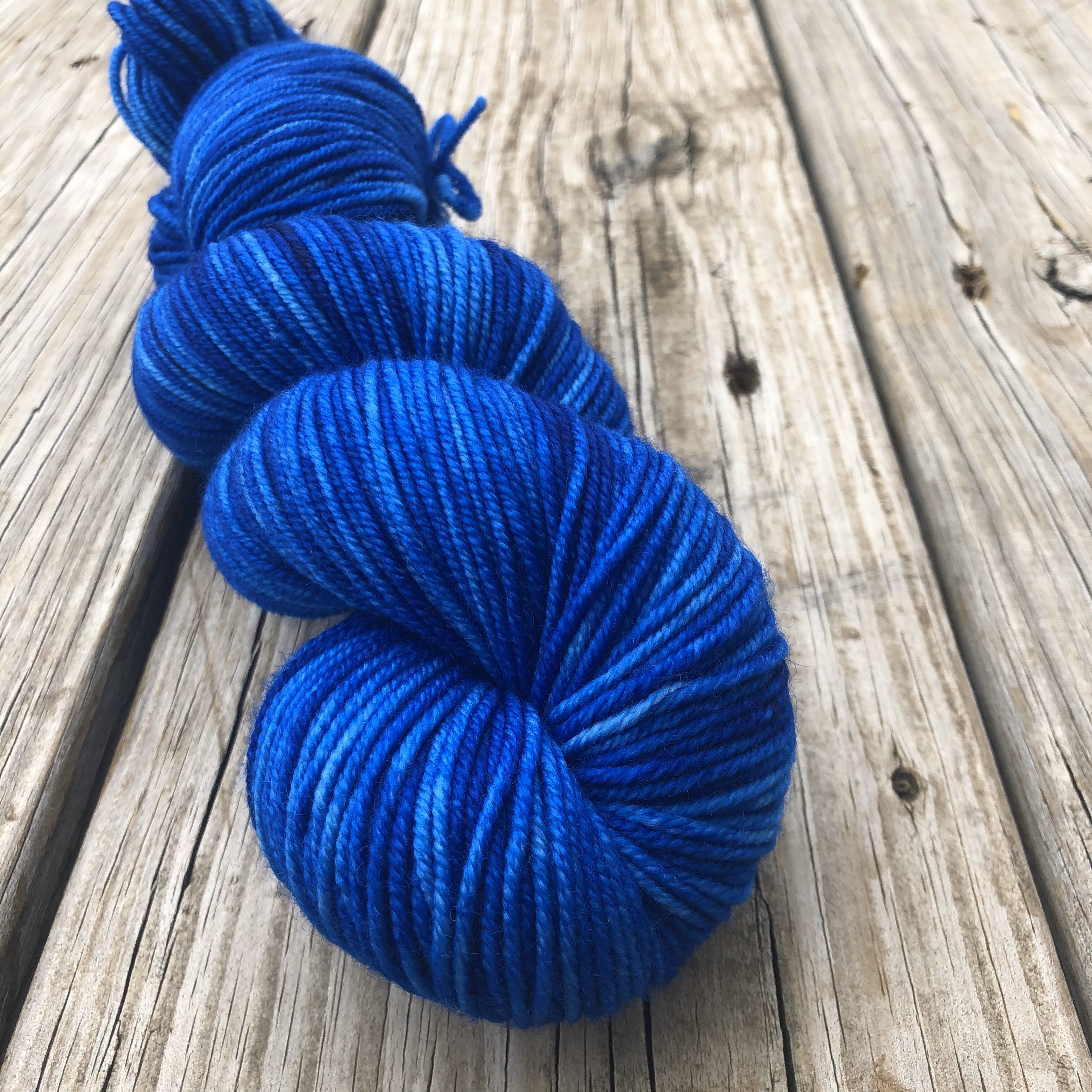 Blue Horse - A variegated hand dyed yarn – Good Noodle Yarn Co