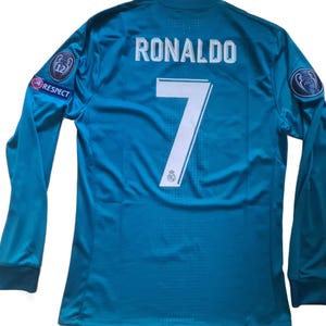 MATCH ISSUE Real Madrid Ronaldo 7 Third 2017/2018 Adizero Jersey
