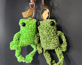 Cute Long Legged Frog Keychains Best Friends Handmade Adorable Critters Animal Crossing Core