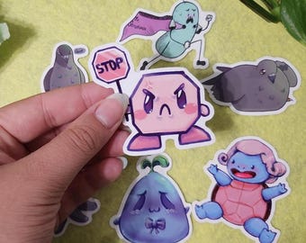 Kirby, Squirtle, Pigeon, and more Sticker!