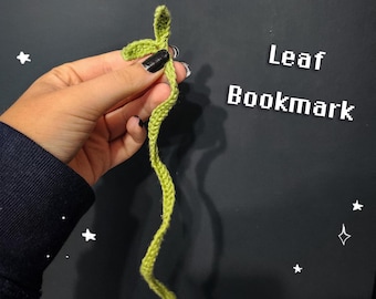 Leaf Bookmark Crochet Plantcore | Vegan