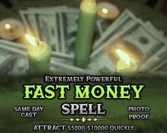 Hechizo para ganar dinero rápido, ritual de prosperidad con magia blanca (digital)