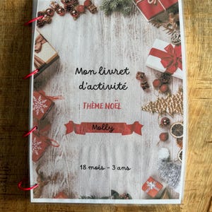 Cuaderno/cuaderno de actividades con temática navideña