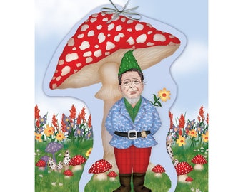 Comey Gnome Paper Ornament