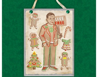Gary Johnson Baked Paper Ornament