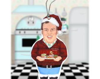 Governor Christies Christmas Cookies paper ornament