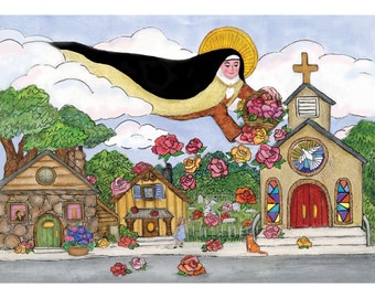 Saint Therese of Lisieux Mini Print