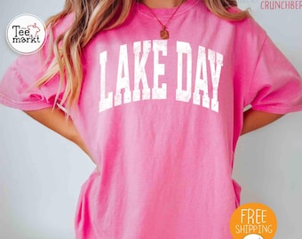 Comfort Colors® Lake Day Shirt, Summer Lake Day Shirt, Vintage Lake Life Tee, Lake Weekend T-shirt, Lake Lover Vacation Shirt, Lake Bum Tee