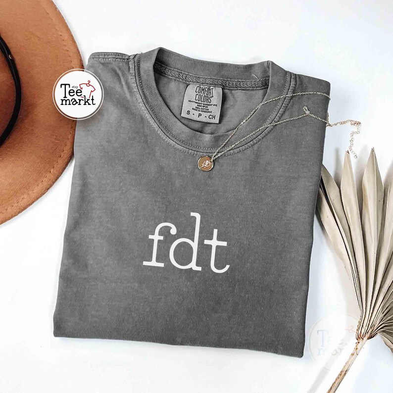 minimalist FDT t-shirt Funny Political Shirt, Subtle Anti Trump Shirt Comfort Colors®, Funny Political Shirt, FDT Shirt, Liberal Shirt, Democrat Shirt, Anti MAGA tshirt, Feminist Shirt