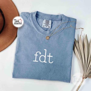 minimalist FDT t-shirt Funny Political Shirt, Subtle Anti Trump Shirt Comfort Colors®, Funny Political Shirt, FDT Shirt, Liberal Shirt, Democrat Shirt, Anti MAGA tshirt, Feminist Shirt