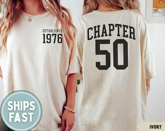 Comfort Colors® 40th Birthday Shirt, Chapter 40 Shirt, Vintage 1986 Shirt, Retro 40th Birthday Gift, Since 1985 Women's 40th Birthday Tee