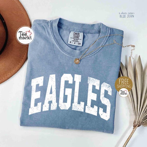 Vintage Eagles Shirt, Comfort Colors Eagles Game Day Shirt, College Spirit Eagle Mascot shirt, Teacher Gameday Shirt, Tailgate Football Tee