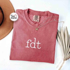 minimalist FDT t-shirt Funny Political Shirt, Subtle Anti Trump Shirt Comfort Colors®, Funny Political Shirt, FDT Shirt, Liberal Shirt, Democrat Shirt, Anti MAGA tshirt, Feminist Shirt