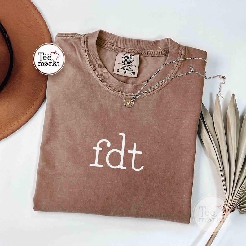 minimalist FDT t-shirt Funny Political Shirt, Subtle Anti Trump Shirt Comfort Colors®, Funny Political Shirt, FDT Shirt, Liberal Shirt, Democrat Shirt, Anti MAGA tshirt, Feminist Shirt