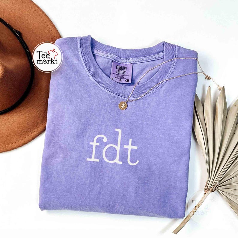 minimalist FDT t-shirt Funny Political Shirt, Subtle Anti Trump Shirt Comfort Colors®, Funny Political Shirt, FDT Shirt, Liberal Shirt, Democrat Shirt, Anti MAGA tshirt, Feminist Shirt