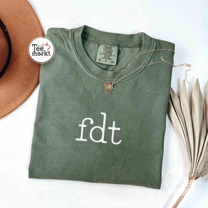 minimalist FDT t-shirt Funny Political Shirt, Subtle Anti Trump Shirt Comfort Colors®, Funny Political Shirt, FDT Shirt, Liberal Shirt, Democrat Shirt, Anti MAGA tshirt, Feminist Shirt