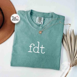 minimalist FDT t-shirt Funny Political Shirt, Subtle Anti Trump Shirt Comfort Colors®, Funny Political Shirt, FDT Shirt, Liberal Shirt, Democrat Shirt, Anti MAGA tshirt, Feminist Shirt
