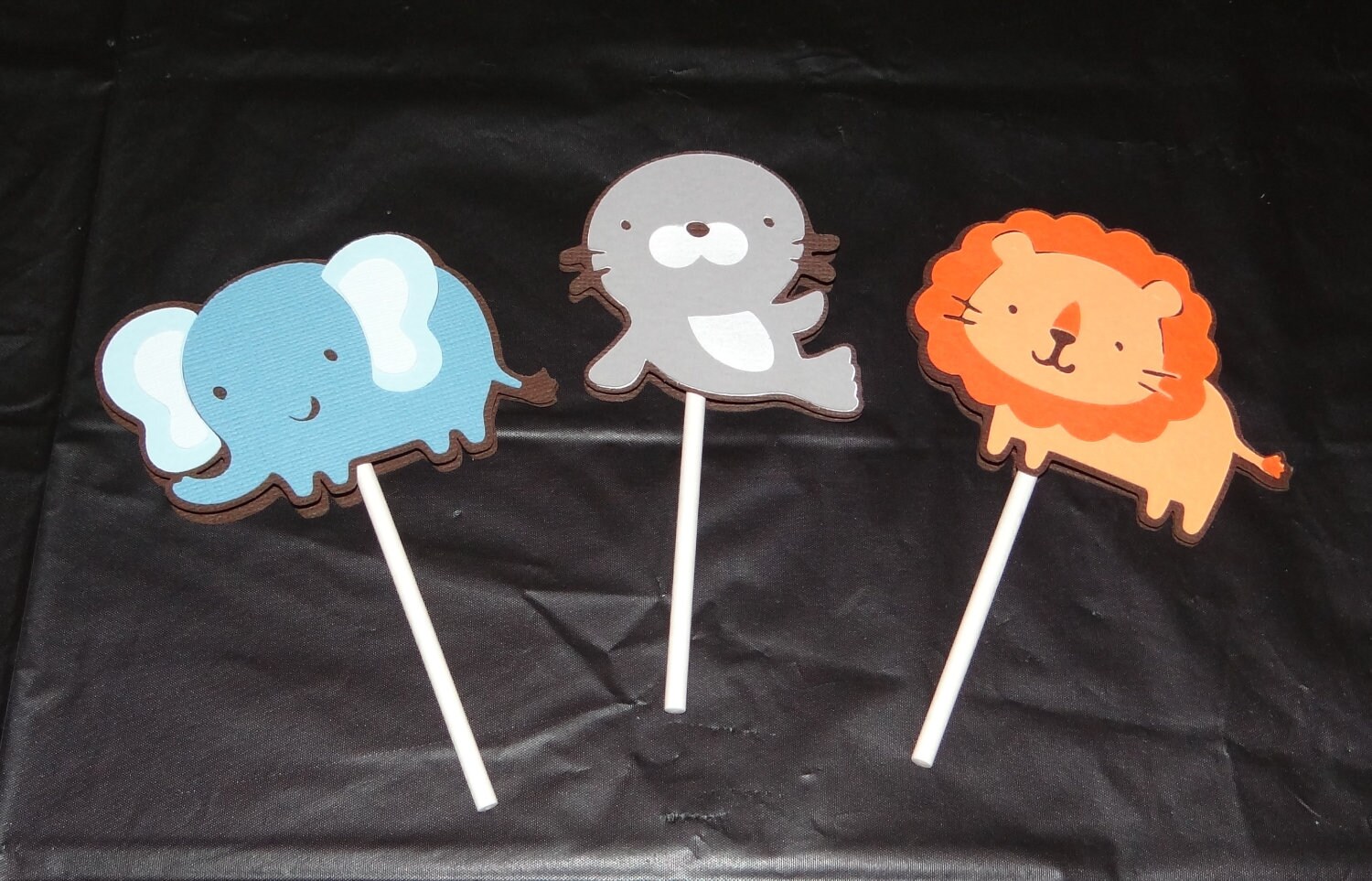 Zoo Jungle Cupcake Toppers Cake Decorations Party Supplies