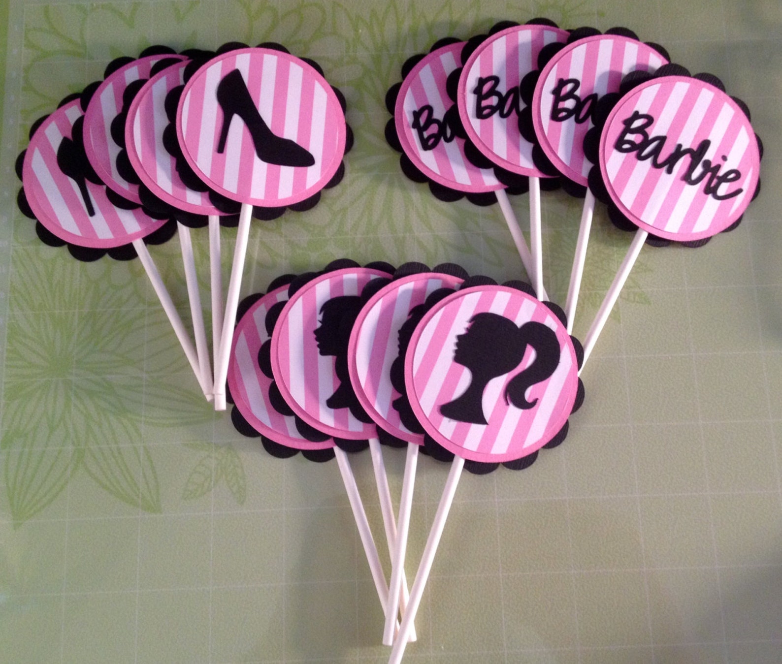 Barbie Cupcake Toppers | Etsy