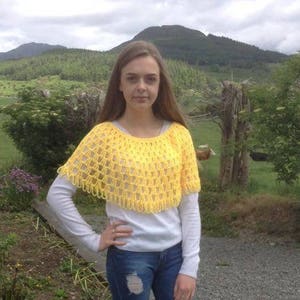 Crochet Poncho Cape