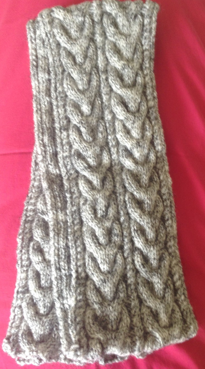 Irish Aran Scarf image 5