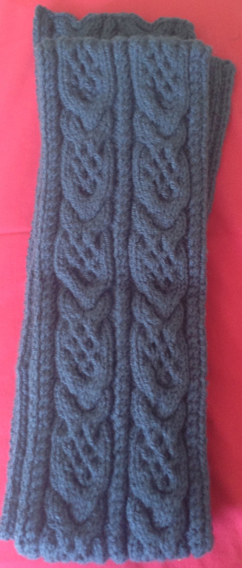 Irish Aran Scarf image 6