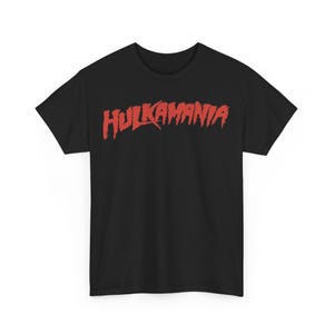 Vintage Wrestling T-Shirt, Hulkamania Tee, 80s Wrestling Fan Gift, Retro Yellow Tee, Unisex Heavy Cotton Tee