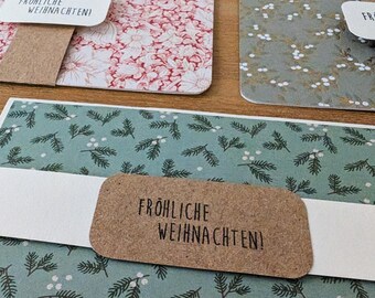 handmade Christmas card | Merry Christmas | Folding card | Motif | Christmas card | Christmas card