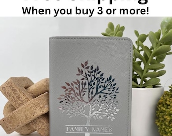 Family Tree; Ordinance Card Wallet with Temple Recommend Holder; LDS Worker Ministering Mothers Day Missionary Gift