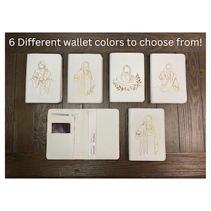 Ordinance Card Wallet mit Temple Recomend Inhaber; Strichzeichnungen