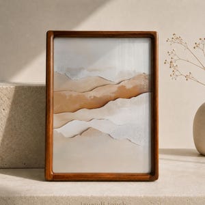 Plaster Art Digital Print | Wabi Sabi Wall Art for Japandi Interiors | Textured Wall Art for Apartment Decor and Above Bed Art