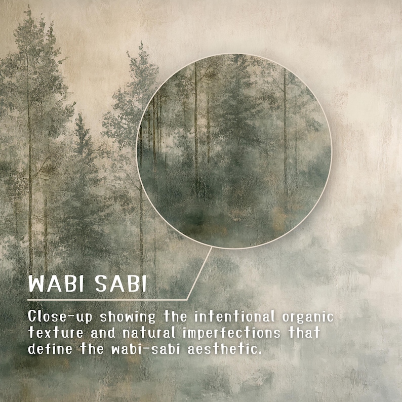 A Japandi-style digital wall art print featuring a serene composition of birds in flight against a soft, neutral gradient background. The artwork blends earthy sage green tones with a minimalist aesthetic, creating a calming and elegant piece. Perfect for above-bed decor, modern interiors, and tranquil living spaces.