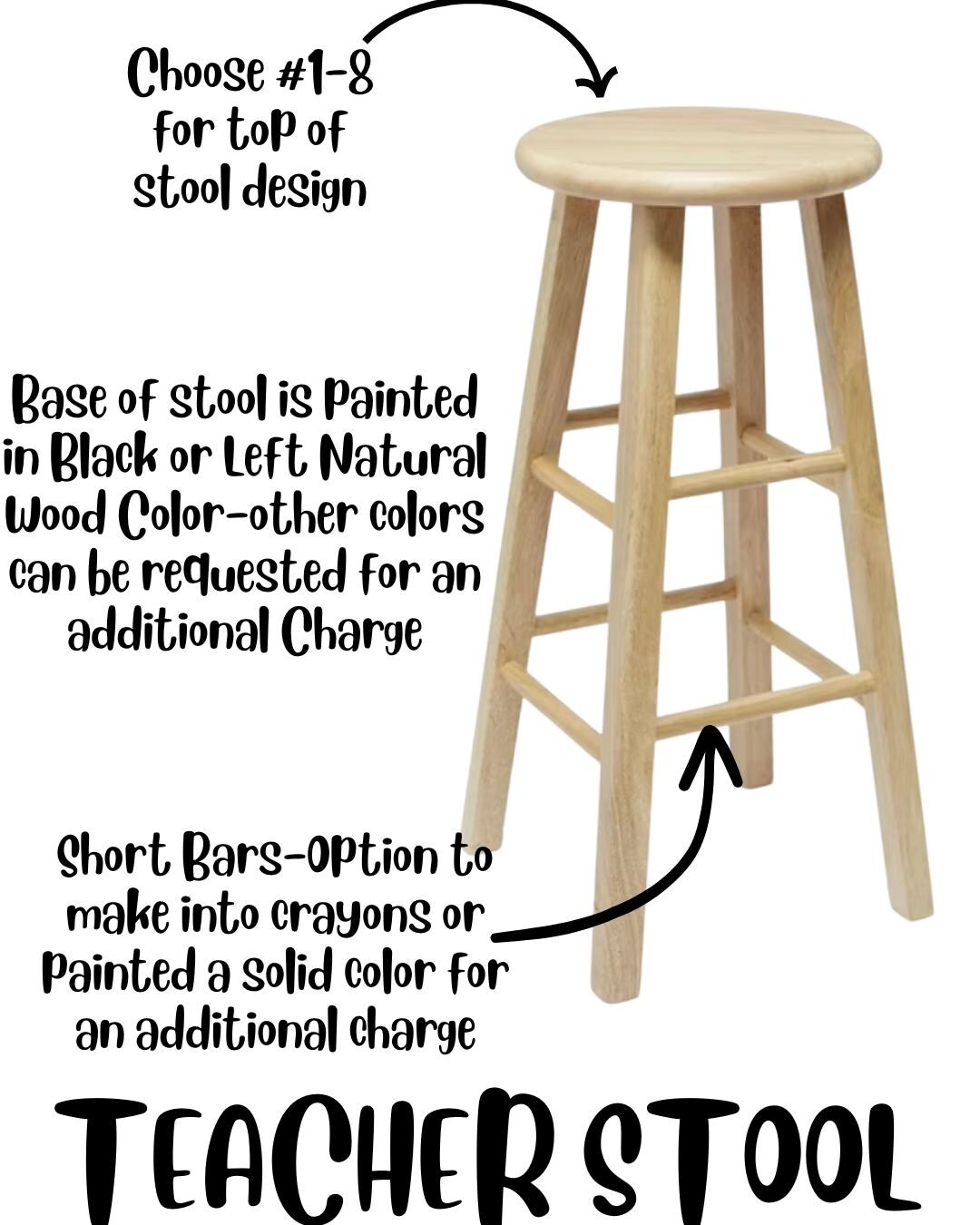 Teched Stool Personalized Teacher Stool: Custom Classroom Decor Gift - Etsy