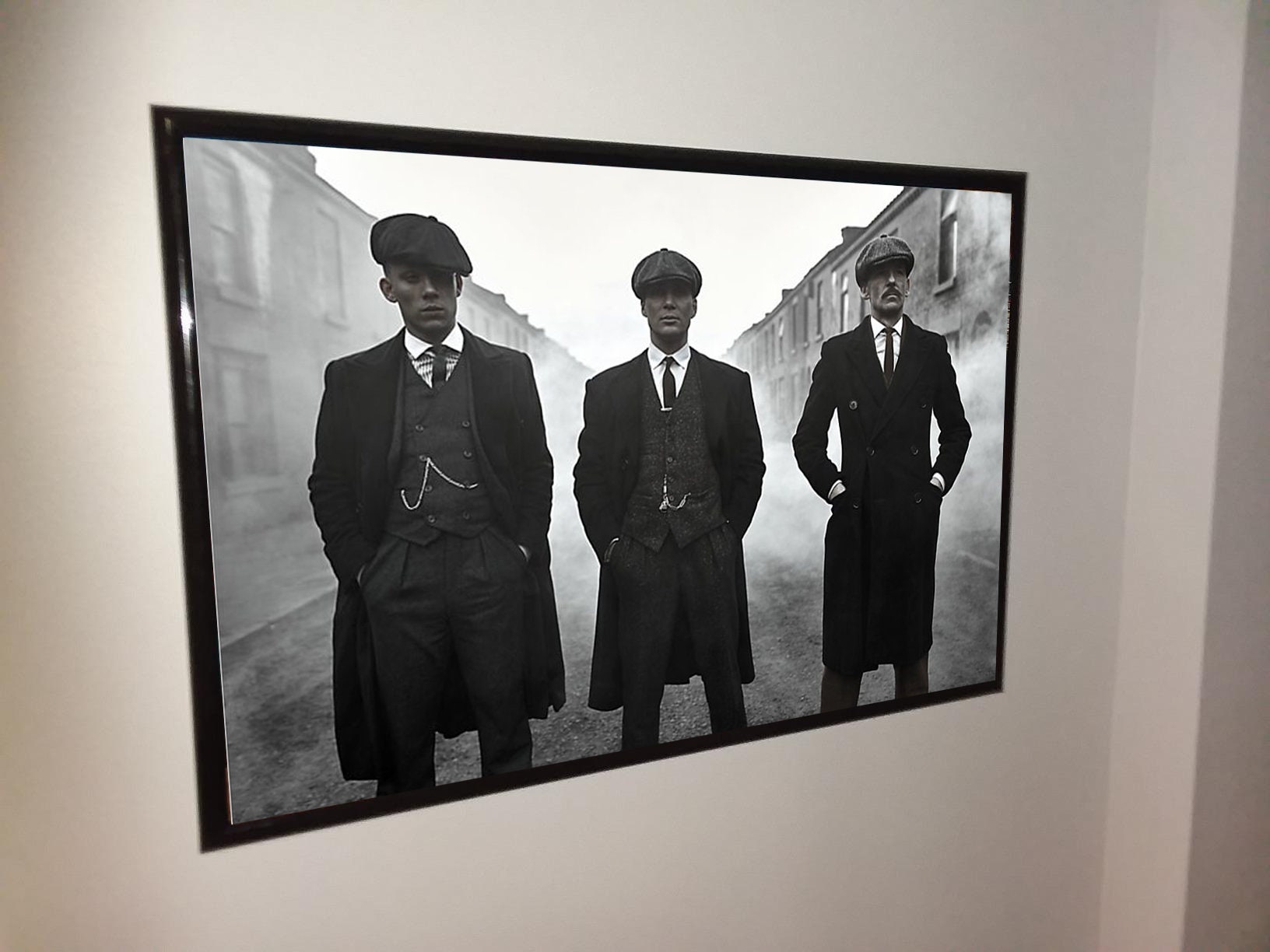 Discover Peaky Blinders Black and White Classic Movie Poster