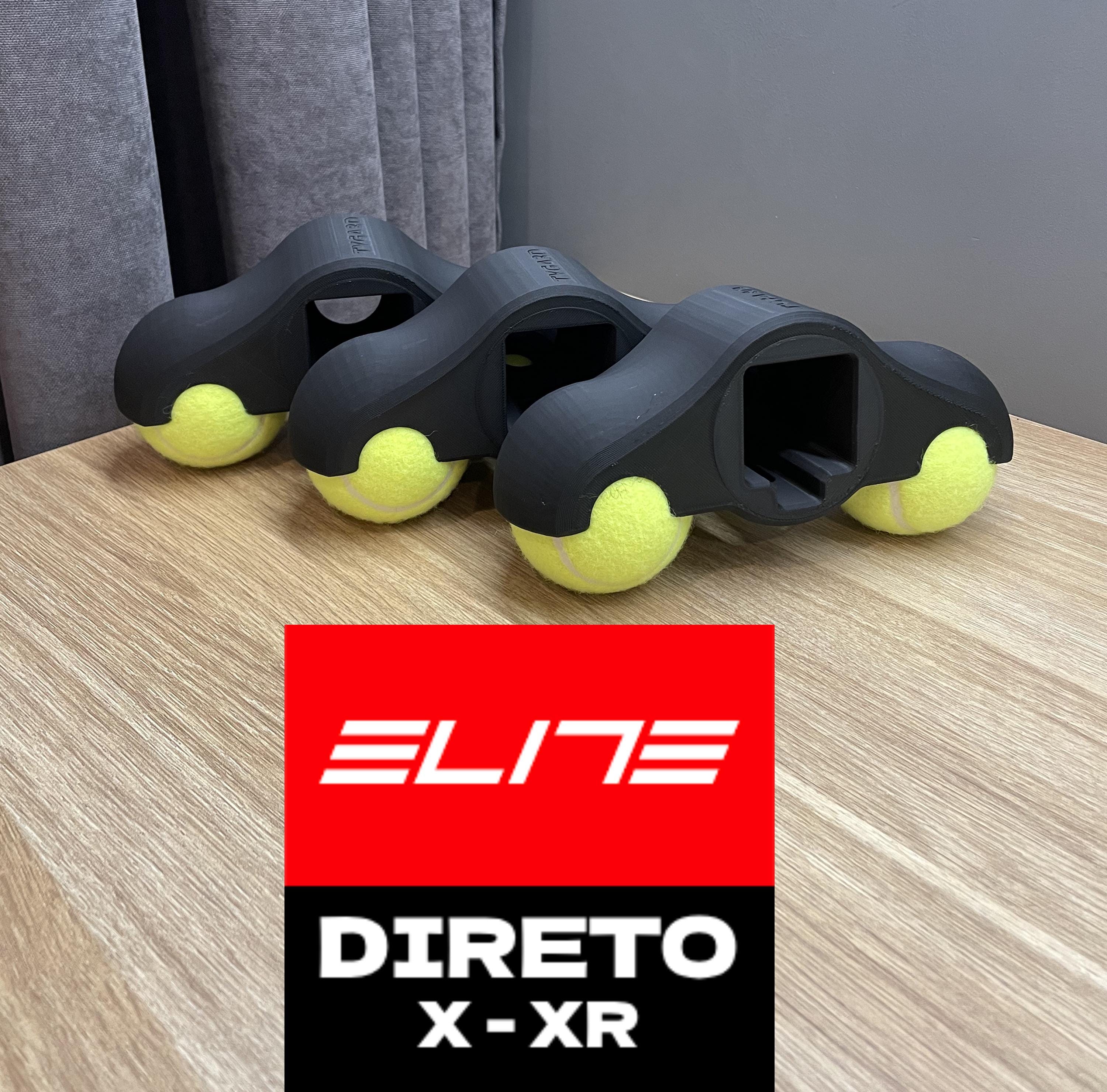Elite Direto X-XR Tennis Ball Rocker Foot for Indoor Trainer