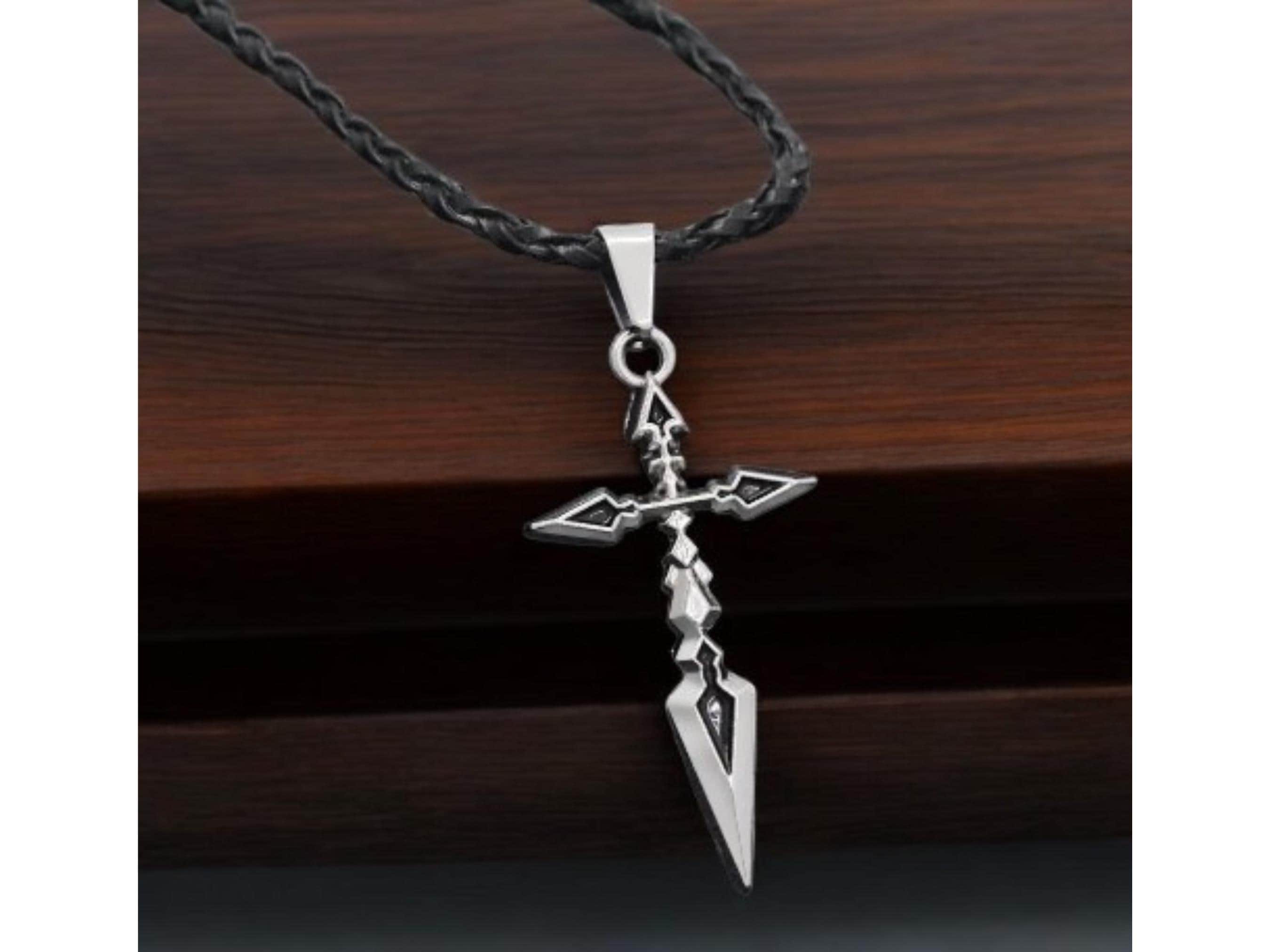 Fate Stay Night Necklace, Saber Cosplay Necklace, Emiya Cross