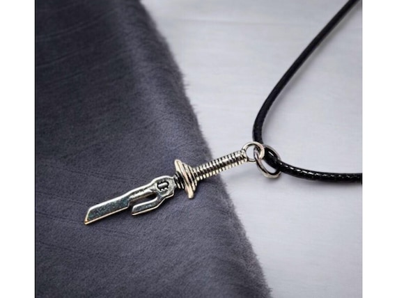 Fushiguro Toji Sword Necklace, Jujutso Kaisen Necklace, Spear of Tianri Knife Necklace, Anime Pendant Necklace