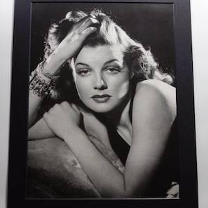 Ann Sheridan - Classic Hollywood Portrait Photography - Mounted Book Page Picture, 14&quot; x 11&quot;, Actors, Movies