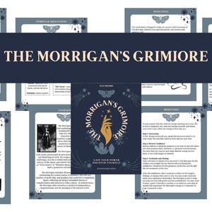 The Morrigan Grimoire Book, Printable, A Guide to Working with the Dark Goddess The Morrigan, Deity Work PDF